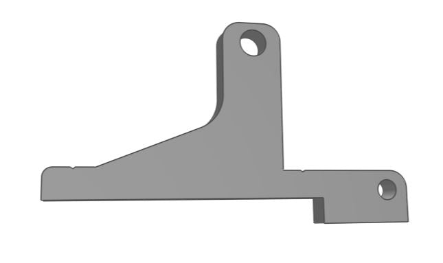 Front Ultra Bee Brake Bracket for 74mm Post Mount Fork on 220mm Rotor